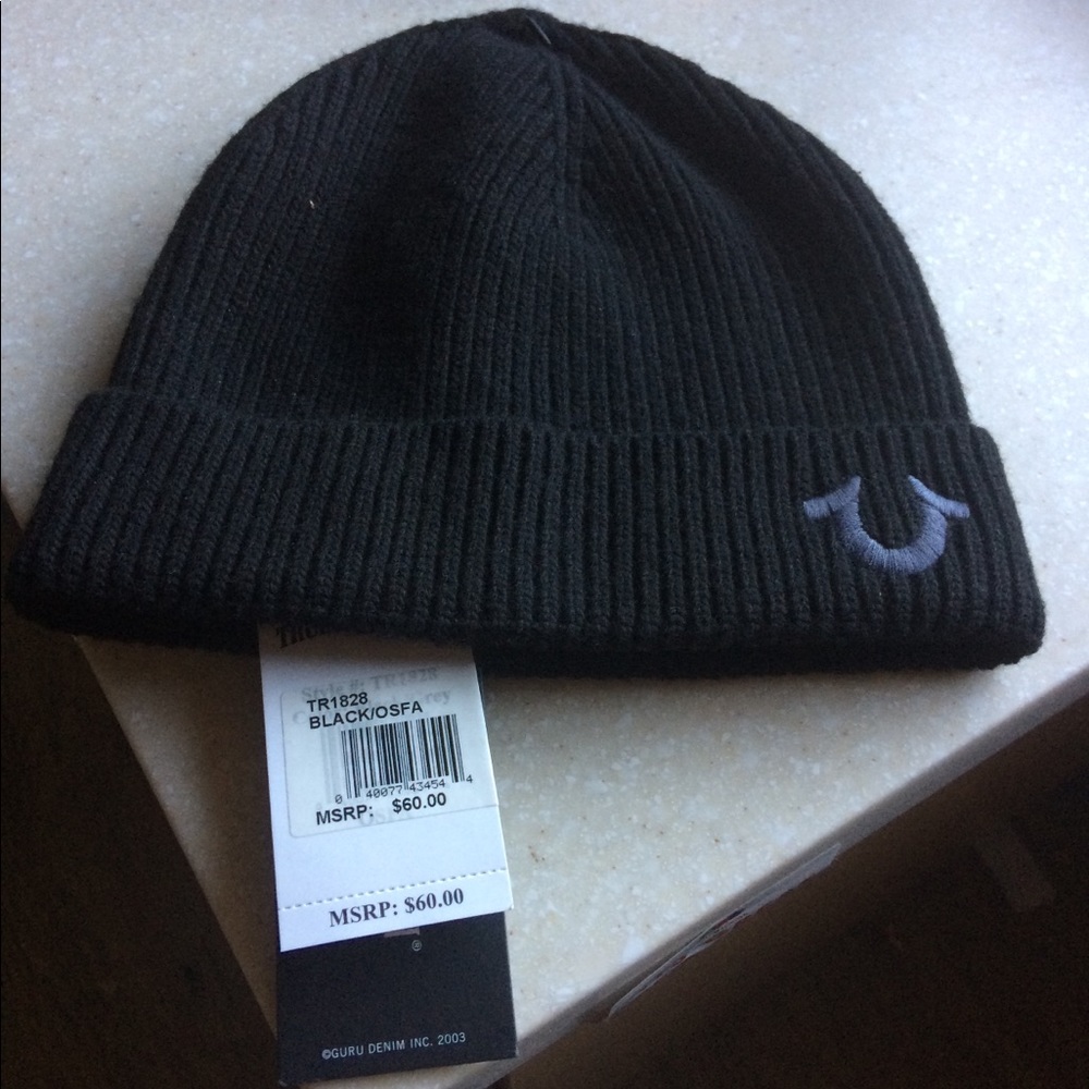 True religion beanie hat